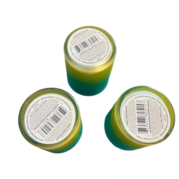 Three Mermaid 4” Votive Holders Cups New Graded Color Green Yellow Silver - Picture 4 of 7